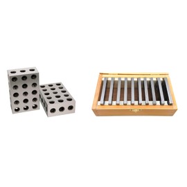HHIP 9999-0057 10 Pair Precision Parallel Set & Matched Pair of 1-2-3 Blocks, 1/8 X 6"