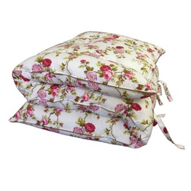 Danfuton Twin Floor Rolling Futon Mattress, Cotton Shikifuton Mats 3x39x80 Rose White