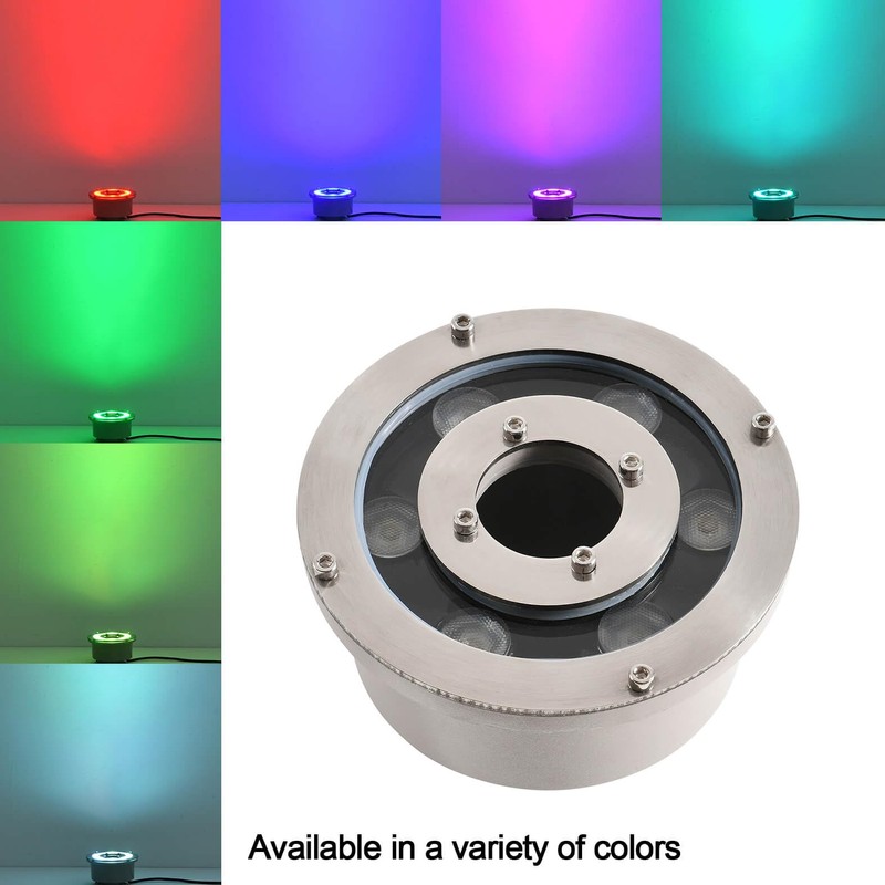 RSN LED Fountain Light LED Underwater Pond Lights 18W RGB