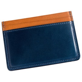 TAVARAT Tps-098 Pass Case, Oil, Cordovan Passcase, IC Card Holder, Made in Japan, navy