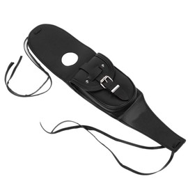 OUKENS Motorcycle Fuel Cap Bag, Gas Tank Cover Bag, Motorcycle PU Leather Fuel Tank Cover Panel Pad Bib Bag Fit for XL 883 1200 (Black)