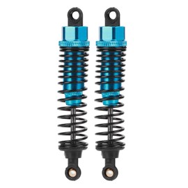 XINMYD RC Car Damper, Pack of 2 Metal Shock Absorbers, RC Car Spare Parts Accessories, Suitable for 1:10 RC Car Blue (80 mm)