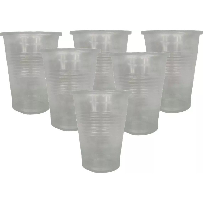 San Jorge 50 Vasos Desechables #6 De Plástico 6 Onzas