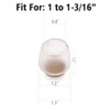 Anwenk 16Pack Chair Leg Floor Protectors for 1 to 1-3/16