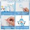 LAMEK 12 Pack Snowman Craft Kits for Kids Make You