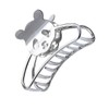 ABOOFAN 1pc Panda Shape Hair Clip Zinc Alloy Hair Accessory