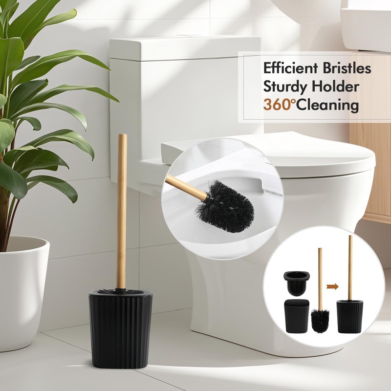 RYTOXILO Black Bathroom Accessories, 10Pcs Black Bathroom Set, Bathroom Accessories