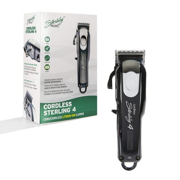 Wahl Professional - Sterling 4 - Cordless Hair Clippers for Men Professional - Barber Supplies - Hair Cutting Tools