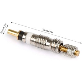 Zodazoqa 10pcs Universal Removable Tubeless Presta Valve Core Remover Tool Kit Silver