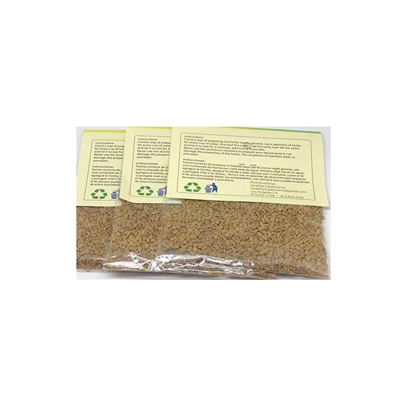 Healthy Supplements Fenogreco (Fenugreek) 3/8 oz (3 pcs-14 grms)