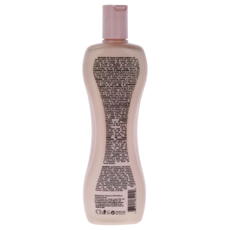 Silk Therapy Irresistible Conditioner by BioSilk for Women - 12