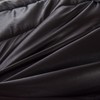 Bedding_Dreamer Silk Like Black Comforter Satin Comforter Set Queen Silky