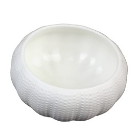 Hemoton Mini Seasoning Bowl Ceramic Sea Urchin Bowl Kitchen Dipping Dish Restuarant Supplies for Nuts Sauce Caviar Appetizer (White) Size L