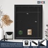 VCK 16x20 Picture Frame 4 Pack, Black Wood Poster Frame,