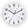 Acctim Metro 12" Wall Clock Quartz 12/24 Hour Dial Easy