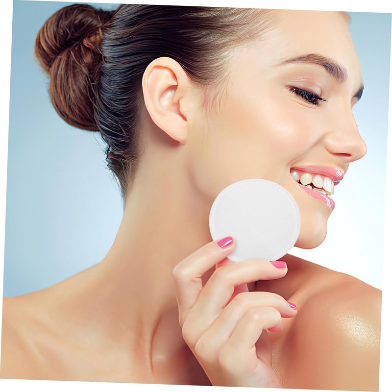 BIUDECO Gentle Makeup Removal 60 Round Cotton Pads Soft Fabric