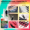 60gX 2 Instant Arrow Glue, Clear Fast-Curing Fletching Adhesive for