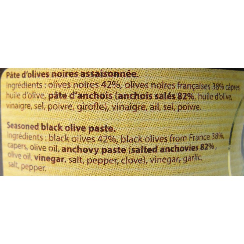 Delices du Luberon Black Olive Tapenade