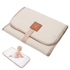 Baby Changing Mat, Portable Changing Mat, Changing Mat for Travel, Baby Changing Blanket Mat for Infants and Toddlers, Breathable, Washable, Reusable, Pink