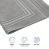 Komforttec 2-Piece Bath Mat Set, Terry Cloth Shower Mat, Washable