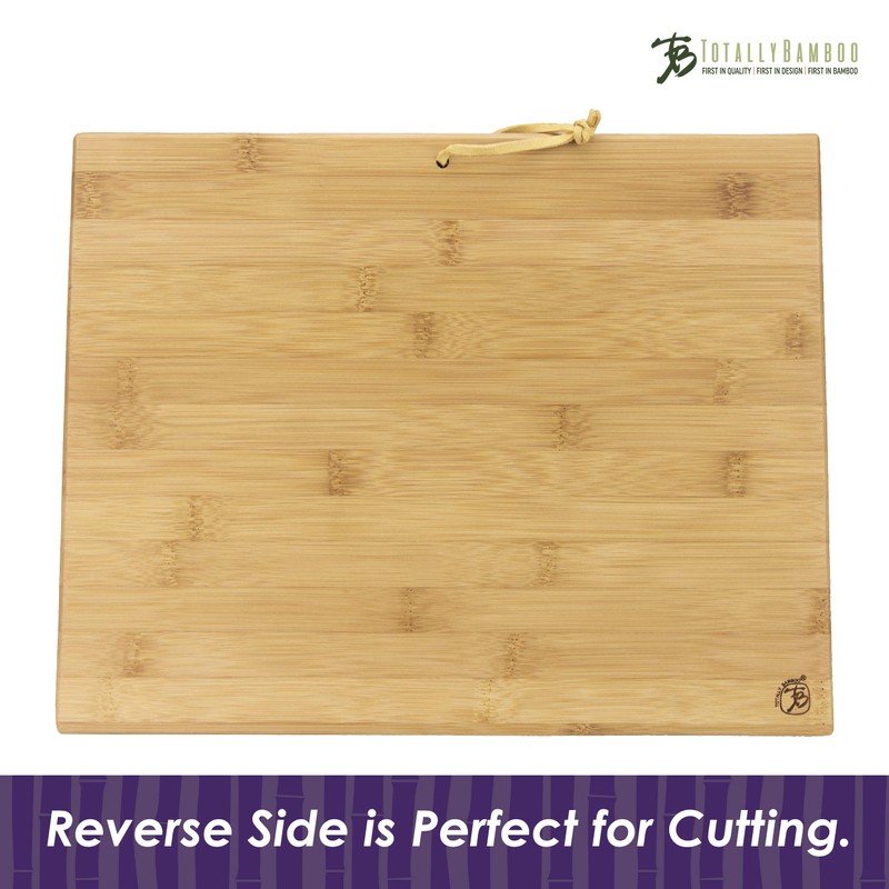 Totally Bamboo Destination Wyoming State Shaped Serving and Cutting Board,