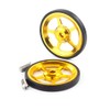 Aceoffix 2pcs ACE Alloy Easy Wheels Easywheel & Titanium Bolts