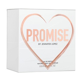 Jennifer Lopez Promise Perfume, Eau De Parfum Spray with Special Edition Heart Acetate Sleeve, 3.4 Fl Oz (100 ml) Floral Woody Womens Perfume, Notes of Citrus, Amber, Dewy Honeysuckle