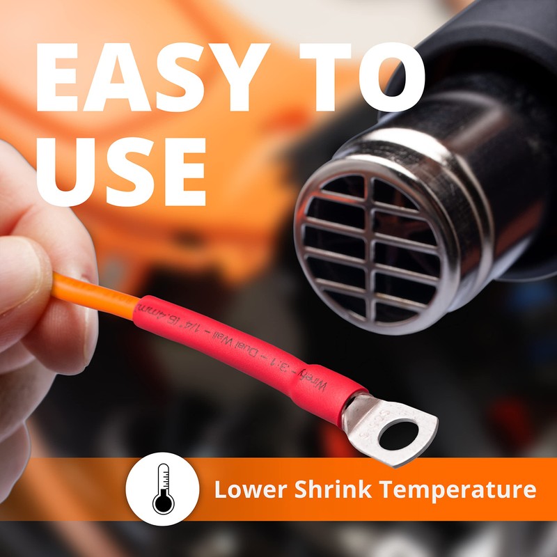Wirefy | Heat Shrink Tubing - 1/2" inch - 3:1