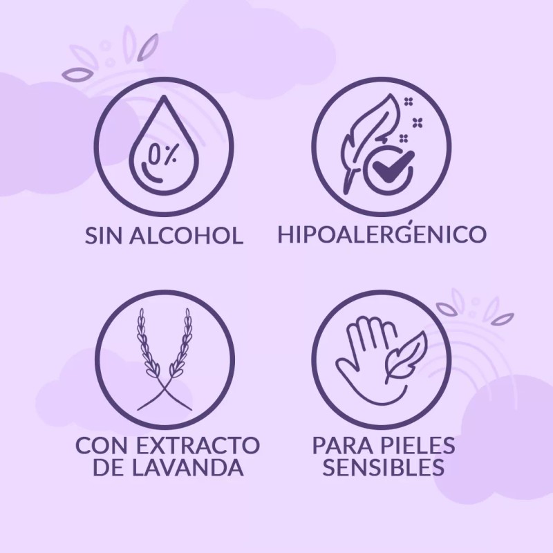 Árbol Verde Bebé gel para peinar de lavanda 250gr 12