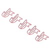 100pcs Cat Shape Paper Clips Increase Slip Resistance Rust Prevention