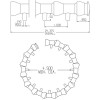 Loc-Line ½" Circle Flow Nozzle Kit 1/2" for Loc-Line Plumbing