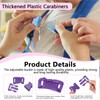 120 Pack of 1 Inch Quick Side Release Adjustable Plastic