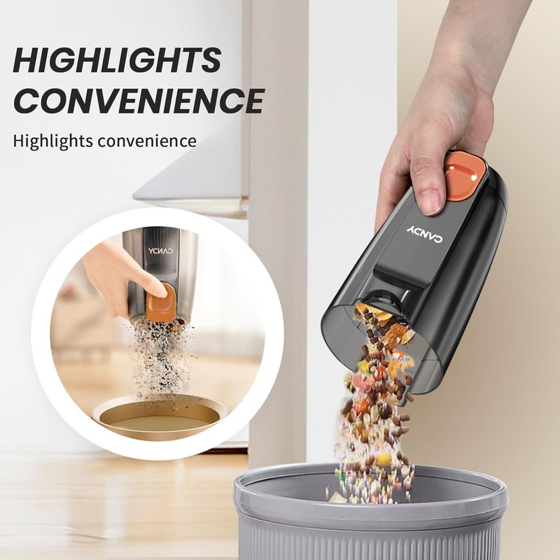 Candy Corded Stick Vacuum Cleaner, Powerful Suction Handheld Vacuum with