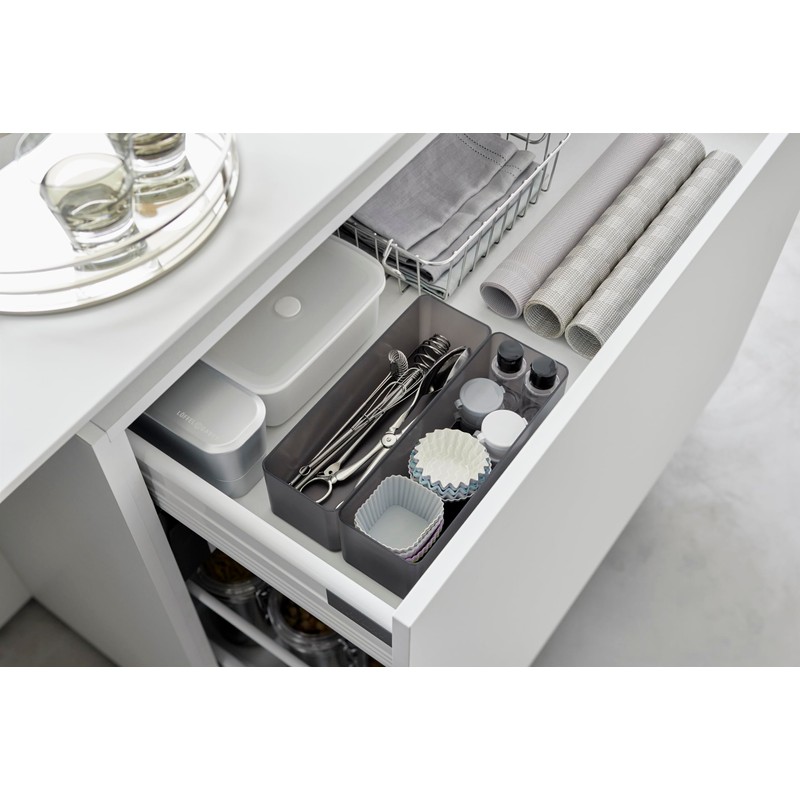 Yamazaki Black Resin Organiser Large Deep 2