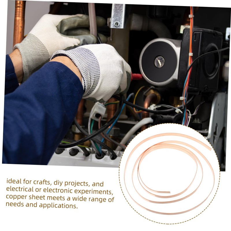 ABOOFAN 1 Roll Thin Copper Sheet Roll for Electrical and