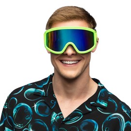 Boland - Ski goggles for costume and party, stylish glasses for festival, carnival or apres ski theme party