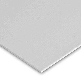 High Impact Polystyrene Plastic Sheet .020" x 24" x 36" - White (4 Pack)