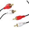 Cmple-2 RCA to 2 RCA Cables 6ft, Male to Male
