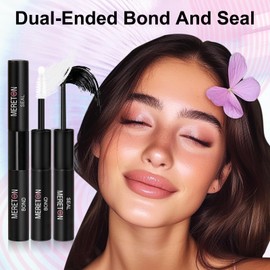 Lash Bond and Seal, Lash Cluster Glue for DIY Eyelash Extensions,Individual Lash Glue for Cluster Eyelash, Strong Hold, Eye Lash Glue for Personal Makeup Use (Black01 Bottle)