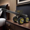 4-Wheels Heavy Duty Mini Cannon with Recoil Mechanism, Desktop Ornament