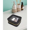 LETGO Mini Makeup Bag,Clear Makeup Bag Cute Travel Makeup Bag