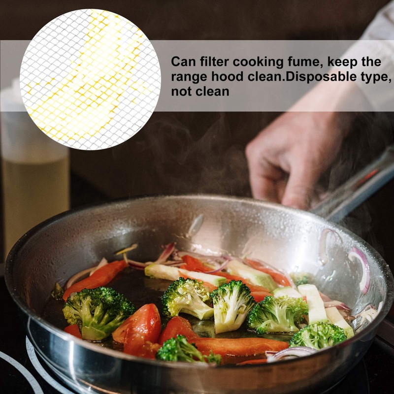 DOITOOL 8.26 Inch Round Range Hood Filter Net Replacement Oil