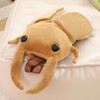 Plush Beetle Backpack Brown Insect Design Soft Lifelike Beetle Stag