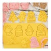 Kit 8 Pzs Cortadores De Galletas Navidad Moldes Repostería