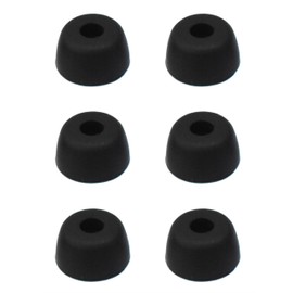 Silikon-Ohrstöpsel für Jabra Elite 75t, 3 Paar in verschiedenen Größen, Schwarz