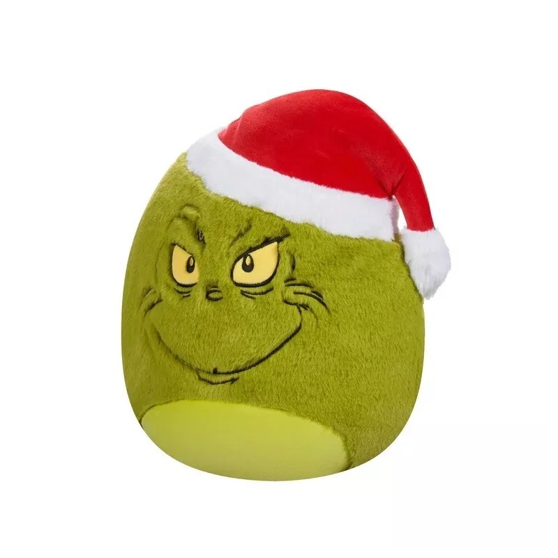 Squishmallows The Grinch in Santa Hat 12 Inch Soft Plush
