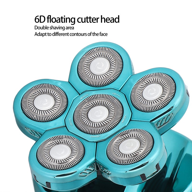 Electric Razor Set USB Rechargeable Waterproof Multifunctional 6 in 1