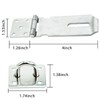 Door Padlock Hasp, 4 Inch Stainless Steel Padlock Hasp and