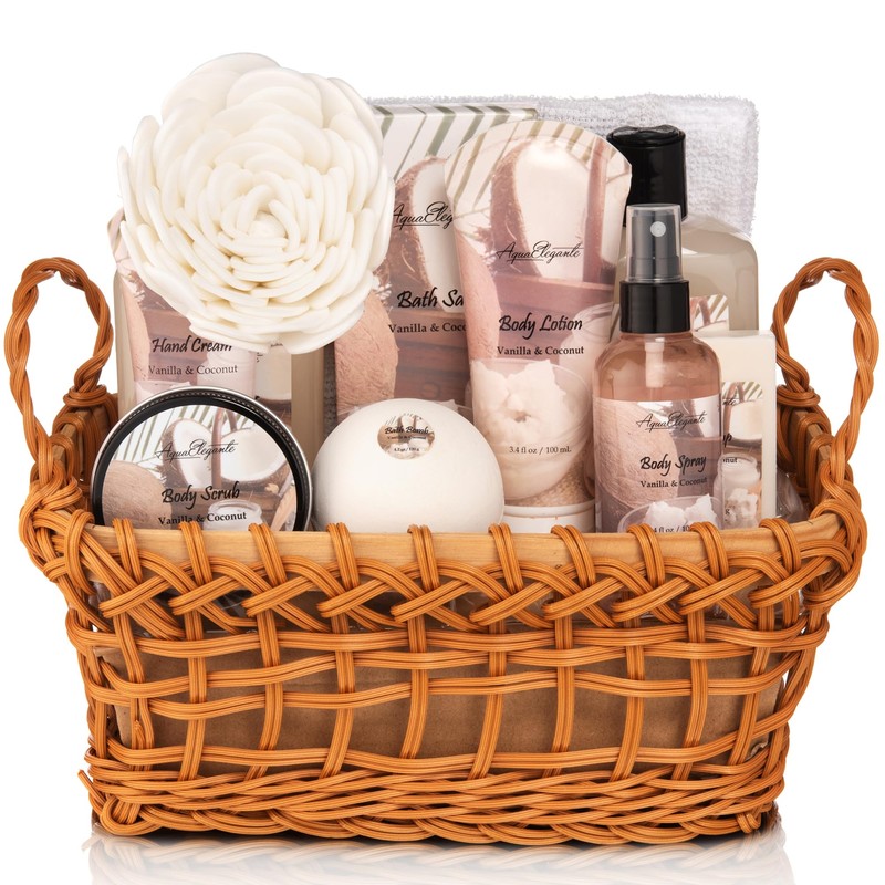 Aqua Elegante- Cestas de spa para mujeres Juego de baño