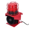 115db Sound Industrial Audible Visual Alarm with IP65 LED Strobe,